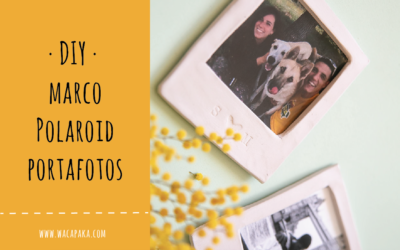 DIY · Marco Polaroid portafotos con arcilla