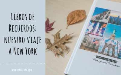 Libros de recuerdos: nuestro viaje a NYC