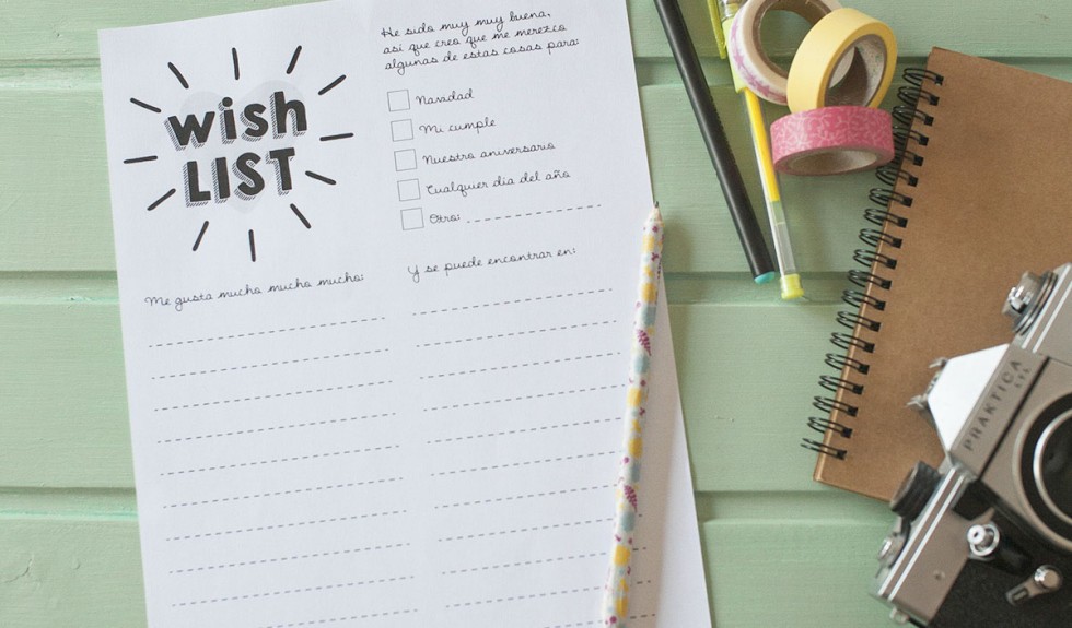 Freebie para una wishlist sin indirectas